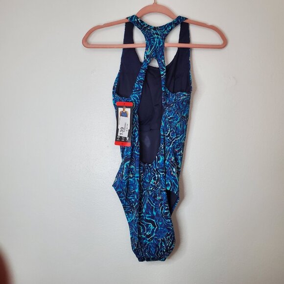 TYR Womens One Piece Swimsuit Size Medium Controlfit Chlorine Resistant UPF 50+ - Picture 6 of 9